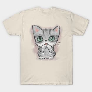 American Shorthair kitten is embarrassed T-Shirt